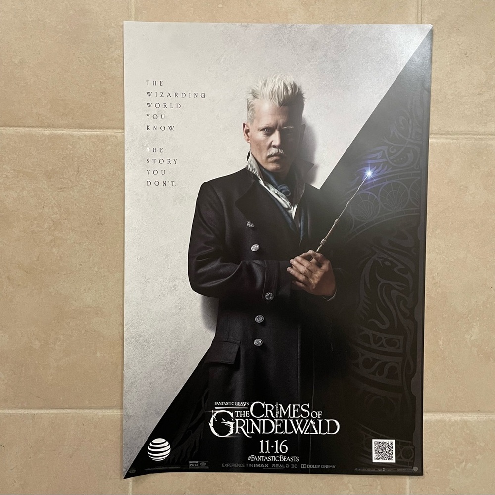 "Fantastic Beasts: The Crimes of Grindelwald" Grindelwald AT&T Movie Poster